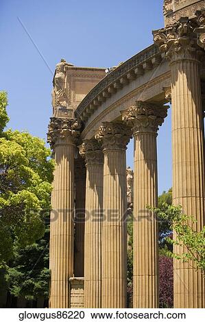 Low angle view of ornate columns View Large Photo Image Stock Image - Low angle view of ornate columns. Fotosearch