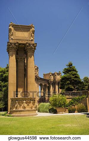 Low angle view of ornate columns View Large Photo Image Stock Photo - Low angle view of ornate columns. Fotosearch