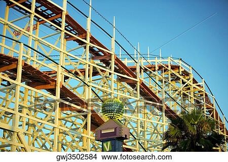 Low angle view of the framework of a rollercoaster, San Diego, California, USA View Large Photo Image Picture - Low angle view of the framework of a rollercoaster, San Diego, California, USA. Fotosearch