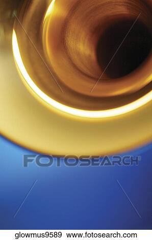 Low angle view of trumpet bell, close-up View Large Photo Image Stock Photo - Low angle view of trumpet bell, close-up. Fotosearch