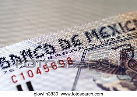 Mexican bank note, close-up View Large Photo Image Stock Image - Mexican bank note, close-up. Fotosearch