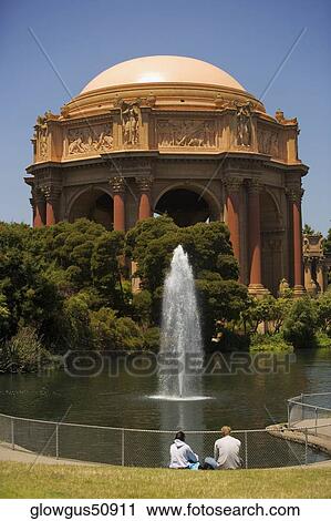 Panoramic view of a fountain and rotunda, The Exploratorium, San Francisco, California, USA View Large Photo Image Stock Image - Panoramic view of a fountain and rotunda, The Exploratorium, San Francisco, California, USA. Fotosearch