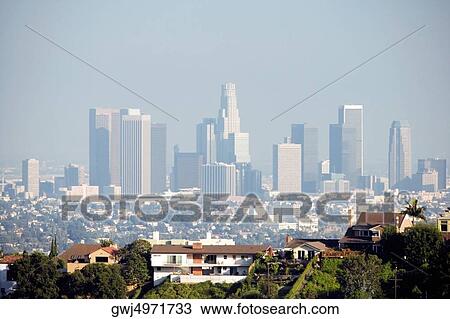 Panoramic view of Los Angeles, Los Angeles, California, USA View Large Photo Image Stock Image - Panoramic view of Los Angeles, Los Angeles, California, USA. Fotosearch