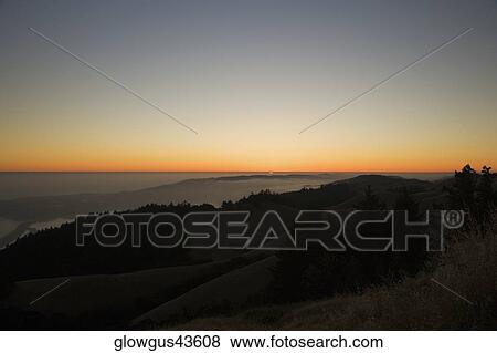 Panoramic view of sunset over the sea View Large Photo Image Stock Photo - Panoramic view of sunset over the sea. Fotosearch