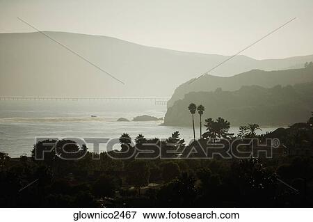 Stock Photo - Panoramic view of the Pacific Ocean. Fotosearch
