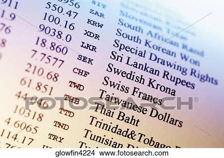 Paper with currency exchange rates, close-up View Large Photo Image Picture - Paper with currency exchange rates, close-up. Fotosearch
