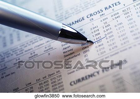 Pen on top of currency exchange rate information, close-up View Large Photo Image Stock Image - Pen on top of currency exchange rate information, close-up. Fotosearch