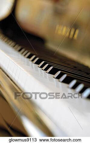 Piano keyboard, close-up View Large Photo Image Stock Image - Piano keyboard, close-up. Fotosearch