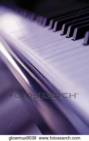 Piano keyboard, close-up View Large Photo Image Stock Photo - Piano keyboard, close-up. Fotosearch