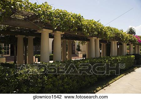 Pillared corridor in a Spanish style building, La Jolla, San Diego, California, USA View Large Photo Image Stock Image - Pillared corridor in a Spanish style building, La Jolla, San Diego, California, USA. Fotosearch