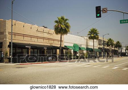 Shops lining a sidewalk, Rodeo Drive, Los Angeles, California, USA View Large Photo Image Stock Photo - Shops lining a sidewalk, Rodeo Drive, Los Angeles, California, USA. Fotosearch