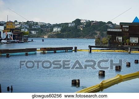 Side profile of boathouses in Sausalito, Sausalito, California, USA View Large Photo Image Stock Photograph - Side profile of boathouses in Sausalito, Sausalito, California, USA. Fotosearch