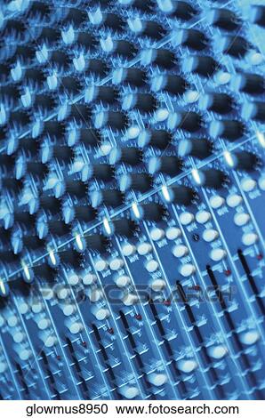 Sound mixer, close-up View Large Photo Image Stock Image - Sound mixer, close-up. Fotosearch