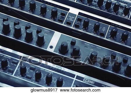 Stock Photo - Sound mixer, close-up. Fotosearch