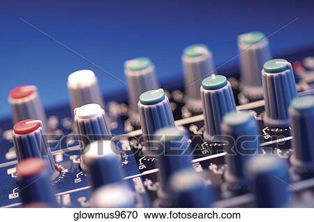 Sound mixer, extreme close-up View Large Photo Image Stock Image - Sound mixer, extreme close-up. Fotosearch