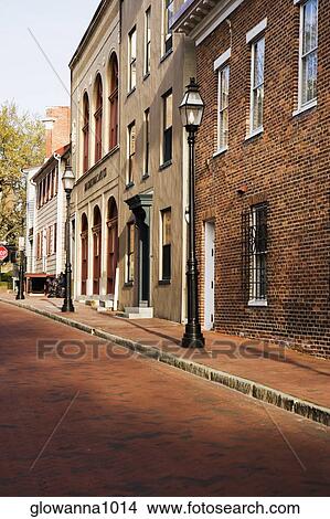 Street in front of buildings, Annapolis, Maryland, USA View Large Photo Image Picture - Street in front of buildings, Annapolis, Maryland, USA. Fotosearch