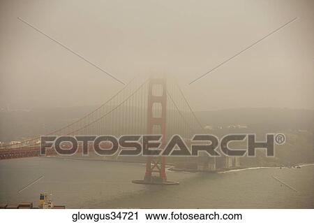 Traffic moving on a bridge, Golden Gate Bridge, San Francisco, California, USA View Large Photo Image Stock Image - Traffic moving on a bridge, Golden Gate Bridge, San Francisco, California, USA. Fotosearch