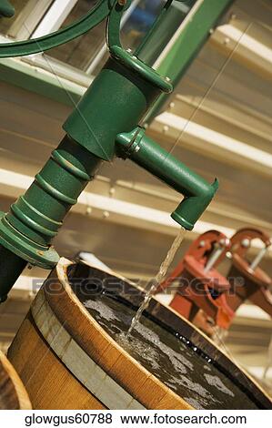 Water flowing through a water pump View Large Photo Image Stock Photo - Water flowing through a water pump. Fotosearch