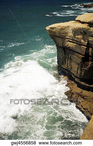 Waves crashing on a rock formation, Coronado Reefs, San Diego, California, USA View Large Photo Image Stock Photo - Waves crashing on a rock formation, Coronado Reefs, San Diego, California, USA. Fotosearch