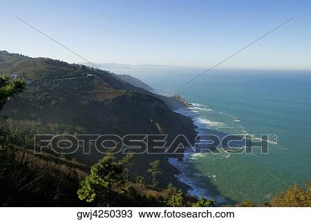Aerial view of a hill on the coast, Spain View Large Photo Image Stock Image - Aerial view of a hill on the coast, Spain. Fotosearch