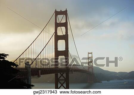 Bridge over the bay, Golden Gate Bridge, San Francisco, California, USA View Large Photo Image Stock Image - Bridge over the bay, Golden Gate Bridge, San Francisco, California, USA. Fotosearch