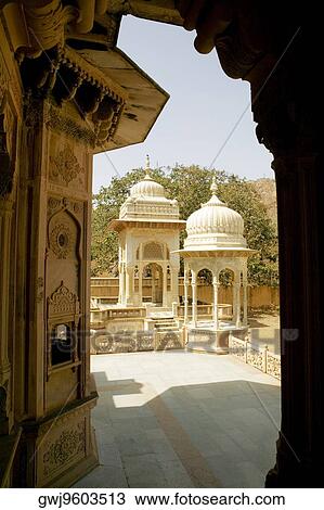 Building viewed from an arched doorway, Royal Gaitor, Jaipur, Rajasthan, India View Large Photo Image Stock Image - Building viewed from an arched doorway, Royal Gaitor, Jaipur, Rajasthan, India. Fotosearch
