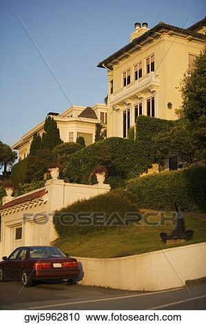 Car parked in front of a building, San Francisco, California, USA View Large Photo Image Stock Image - Car parked in front of a building, San Francisco, California, USA. Fotosearch
