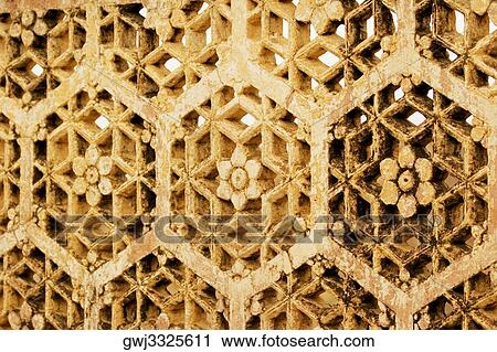 Close-up of a floral pattern on the wall in a fort, Amber Fort, Jaipur, Rajasthan, India View Large Photo Image Stock Image - Close-up of a floral pattern on the wall in a fort, Amber Fort, Jaipur, Rajasthan, India. Fotosearch