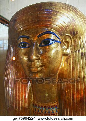 Close-up of a golden statue, Cairo, Egypt View Large Photo Image Picture - Close-up of a golden statue, Cairo, Egypt. Fotosearch