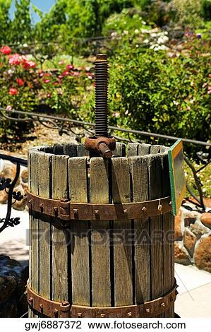 Close-up of a grape press, Napa Valley, California, USA View Large Photo Image Stock Image - Close-up of a grape press, Napa Valley, California, USA. Fotosearch