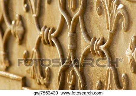 Close-up of a pattern on the wall, Taj Mahal, Agra, Uttar Pradesh, India View Large Photo Image Stock Image - Close-up of a pattern on the wall, Taj Mahal, Agra, Uttar Pradesh, India. Fotosearch