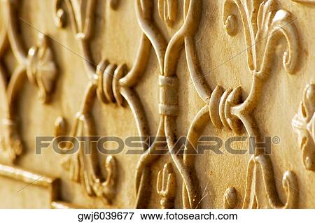 Close-up of a pattern on the wall, Taj Mahal, Agra, Uttar Pradesh, India View Large Photo Image Stock Photo - Close-up of a pattern on the wall, Taj Mahal, Agra, Uttar Pradesh, India. Fotosearch