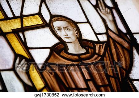 Close-up of a stained glass window View Large Photo Image Stock Image - Close-up of a stained glass window. Fotosearch