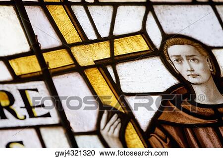 Close-up of a stained glass window View Large Photo Image Stock Image - Close-up of a stained glass window. Fotosearch