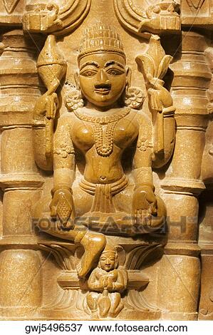 Close-up of a statue in a temple, Jaisalmer, Rajasthan, India View Large Photo Image Stock Photo - Close-up of a statue in a temple, Jaisalmer, Rajasthan, India. Fotosearch