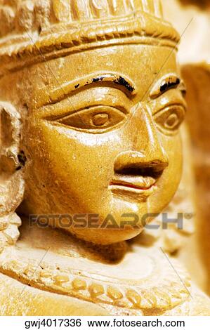 Close-up of a statue in a temple, Jaisalmer, Rajasthan, India View Large Photo Image Stock Photograph - Close-up of a statue in a temple, Jaisalmer, Rajasthan, India. Fotosearch