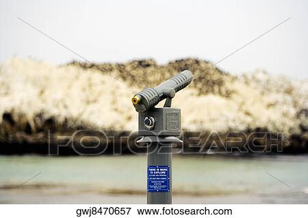Close-up of a telescope on a beach, California, USA View Large Photo Image Stock Photo - Close-up of a telescope on a beach, California, USA. Fotosearch