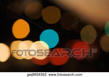 Close-up of blurred lights, Los Angeles, California, USA View Large Photo Image Stock Image - Close-up of blurred lights, Los Angeles, California, USA. Fotosearch