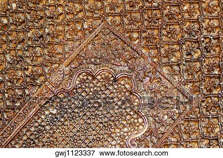 Close-up of carvings on the wall, Rajmahal, Jaisalmer, Rajasthan, India View Large Photo Image Stock Photo - Close-up of carvings on the wall, Rajmahal, Jaisalmer, Rajasthan, India. Fotosearch
