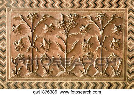 Close-up of carvings on the wall, Taj Mahal, Agra, Uttar Pradesh, India View Large Photo Image Stock Photograph - Close-up of carvings on the wall, Taj Mahal, Agra, Uttar Pradesh, India. Fotosearch