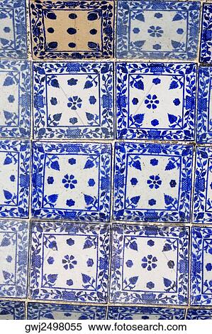 Close-up of tiles on the wall of a fort, Jaisalmer, Rajasthan, India View Large Photo Image Stock Photography - Close-up of tiles on the wall of a fort, Jaisalmer, Rajasthan, India. Fotosearch