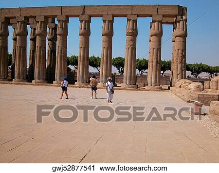 Columns in a temple, Temple Of Luxor, Luxor, Egypt View Large Photo Image Stock Image - Columns in a temple, Temple Of Luxor, Luxor, Egypt. Fotosearch
