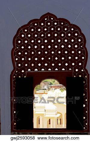 Domes seen through a window, City Palace Complex, City Palace, Jaipur, Rajasthan, India View Large Photo Image Stock Photo - Domes seen through a window, City Palace Complex, City Palace, Jaipur, Rajasthan, India. Fotosearch