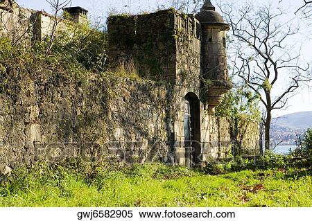 Exterior of a castle on a coastline, Spain View Large Photo Image Stock Photography - Exterior of a castle on a coastline, Spain. Fotosearch