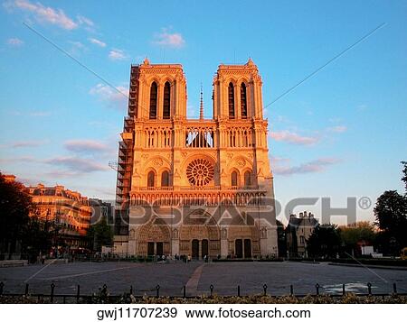 Facade of a building, Paris, France View Large Photo Image Stock Photo - Facade of a building, Paris, France. Fotosearch