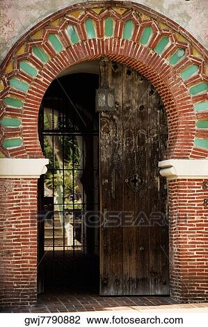 Facade of a building, Patio Del Moro Entrance, Los Angeles, California, USA View Large Photo Image Stock Image - Facade of a building, Patio Del Moro Entrance, Los Angeles, California, USA. Fotosearch