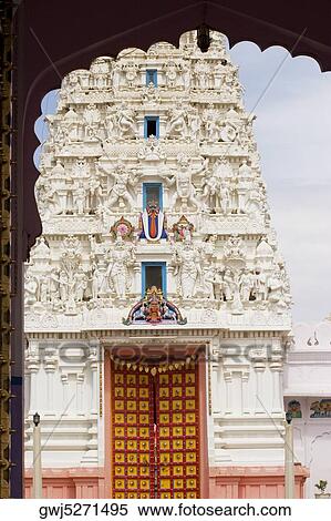 Facade of a Hindu temple seen through an arch, Pushkar, Rajasthan, India View Large Photo Image Stock Photography - Facade of a Hindu temple seen through an arch, Pushkar, Rajasthan, India. Fotosearch