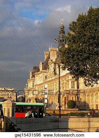 Stock Photograph - Group of people traveling in a bus, Paris, France. Fotosearch