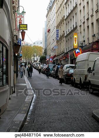 Group of people walking on the street, Paris, France View Large Photo Image Picture - Group of people walking on the street, Paris, France. Fotosearch
