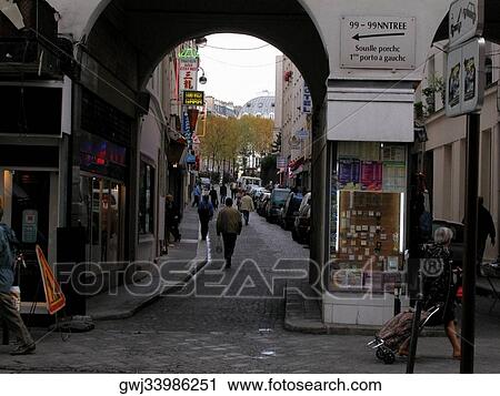 Group of people walking on the street, Paris, France View Large Photo Image Stock Image - Group of people walking on the street, Paris, France. Fotosearch